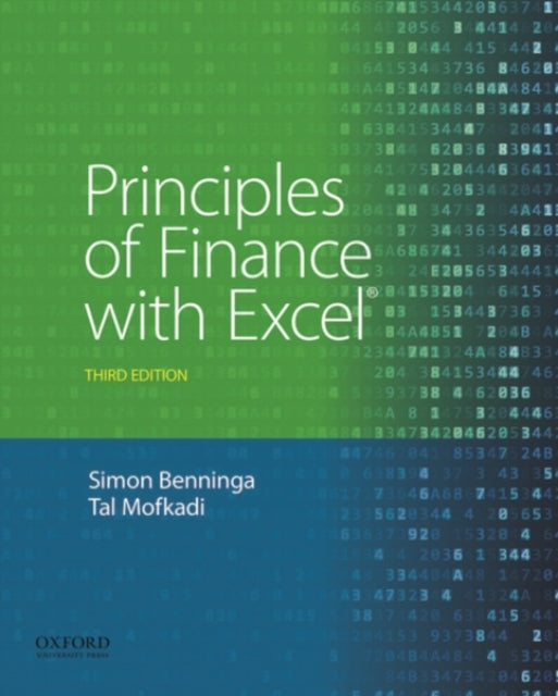 Book cover of: Principles of Finance with Excel. By: Simon Benninga