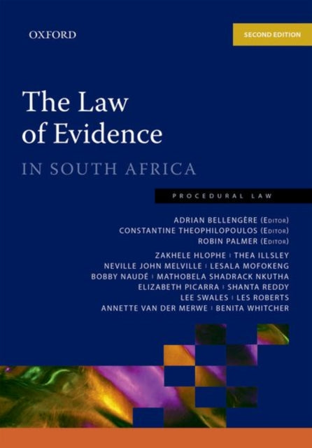 Book cover of: Law of Evidence. By: A. Bellengére
