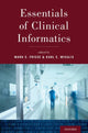 Book cover of: Essentials of Clinical Informatics. By: Mark E. Frisse