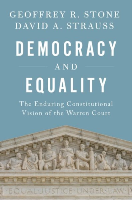 Book cover of: Democracy and Equality. By: Geoffrey R. Stone