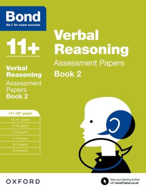 Book cover of: Bond 11+: Verbal Reasoning: Assessment Papers. By: Jane Bayliss