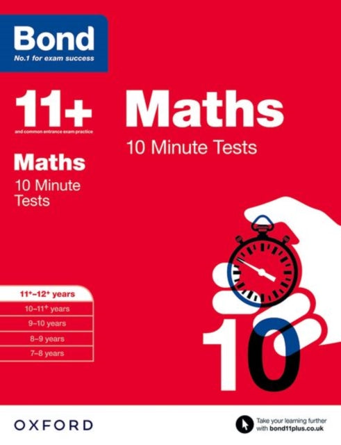 Book cover of: Bond 11+: Maths: 10 Minute Tests. By: Sarah Lindsay