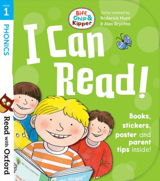 Book cover of: Read with Oxford: Stage 1: Biff, Chip and Kipper: I Can Read Kit. By: Roderick Hunt