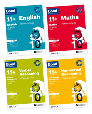 Bond 11+ 10 Minute Tests 10-11+ years Pack