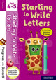 Book cover of: Progress with Oxford: Progress with Oxford: Starting to Write Letters Age 4-5- Practise for School with Essential English Skills. By: Sarah Snashall