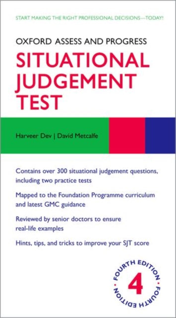 Book cover of: Oxford Assess and Progress: Situational Judgement Test. By: David Metcalfe
