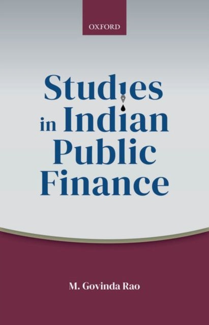 Book cover of: Studies in Indian Public Finance. By: M. Govinda Rao