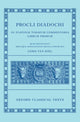 Book cover of: Proclus: Commentary on Timaeus, Book 1 Procli Diadochi ((Procli Diadochi, In Platonis Timaeum Commentaria Librum Primum). By: Gerd Van Riel