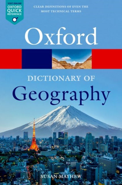 Book cover of: Dictionary of Geography. By: Susan Mayhew
