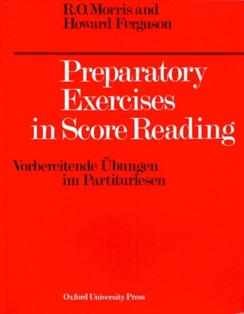 Book cover of: Preparatory Exercises in Score Reading. By: R.O. Morris