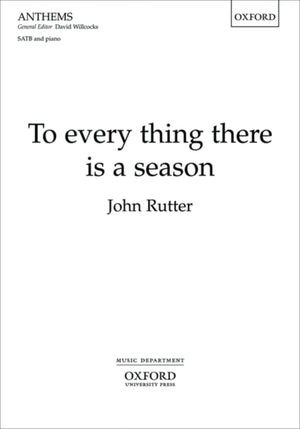 To every thing there is a season