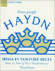 Book cover of: Missa in Tempore Belli (Mass in Time of War/Paukenmesse). By: Franz Joseph Haydn