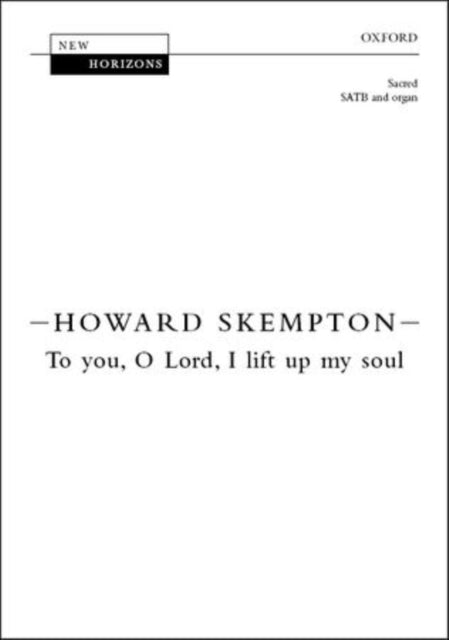 Book cover of: To you, O Lord, I lift up my soul