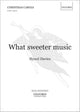 Book cover of: What sweeter music