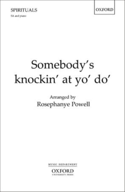 Book cover of: Somebody's knockin' at yo' do'