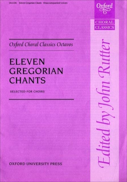 Book cover of: Eleven Gregorian Chants
