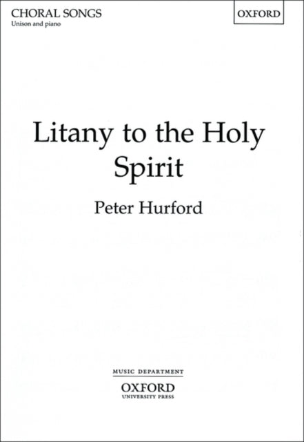 Book cover of: Litany to the Holy Spirit. By: Peter Hurford