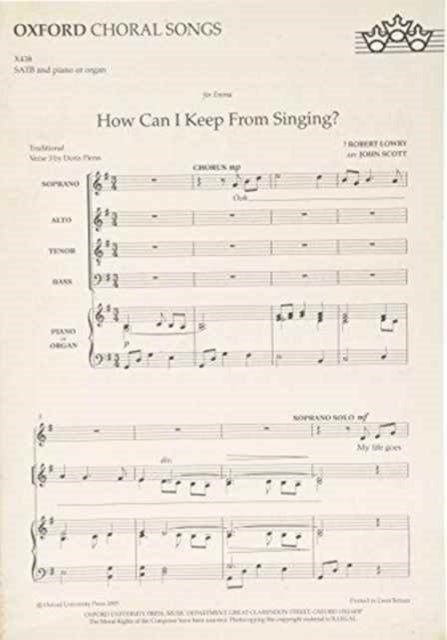 Book cover of: How can I keep from singing?