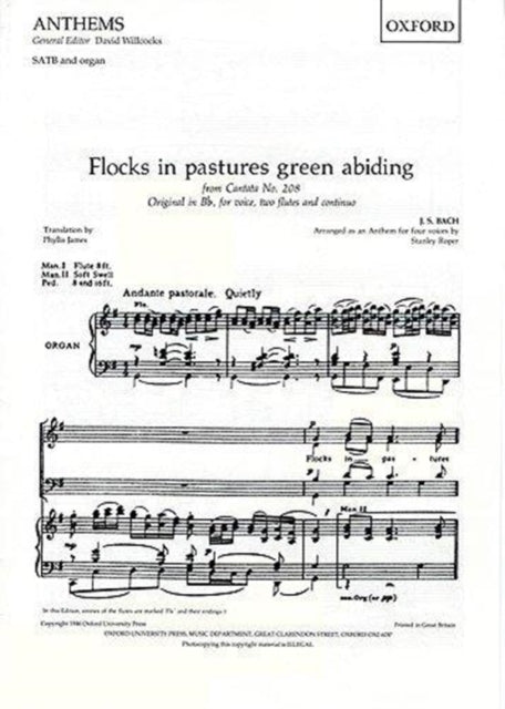 Book cover of: Flocks in pastures green abiding