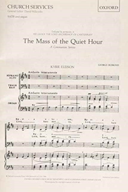 Book cover of: Communion Service: 'The Mass of the Quiet Hour'
