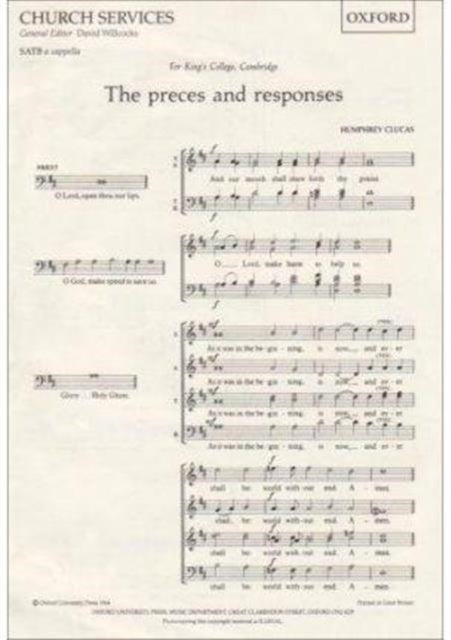 Book cover of: Preces and Responses