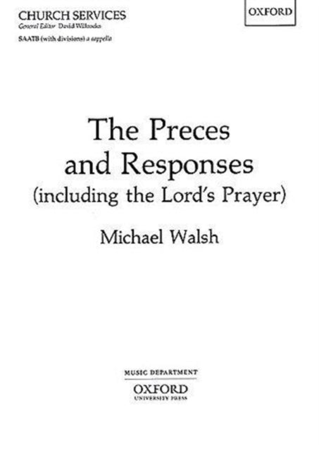 Book cover of: Preces and Responses (including the Lord's Prayer)
