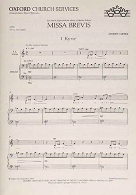 Book cover of: Missa Brevis