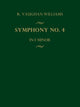 Book cover of: Symphony No. 4. By: Ralph Vaughan Williams