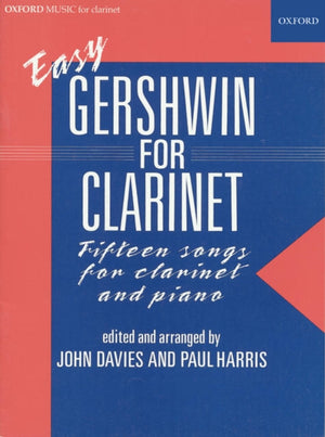 Easy Gershwin for clarinet