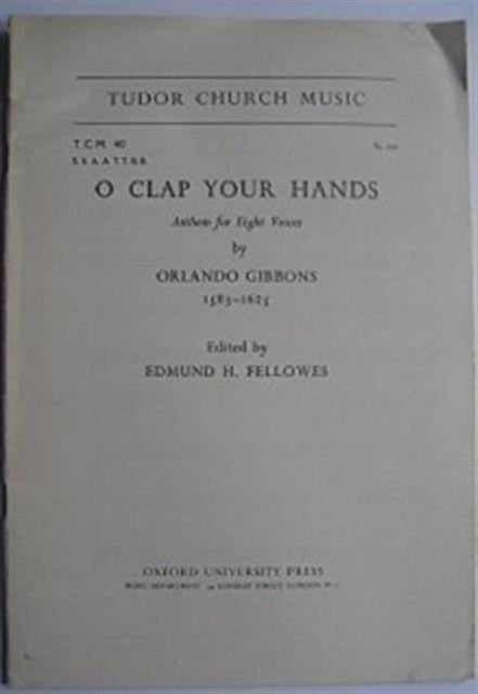 Book cover of: O clap your hands