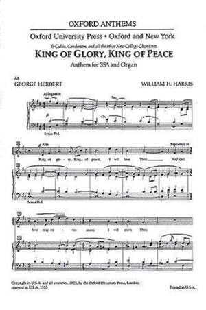 King of Glory, King of Peace