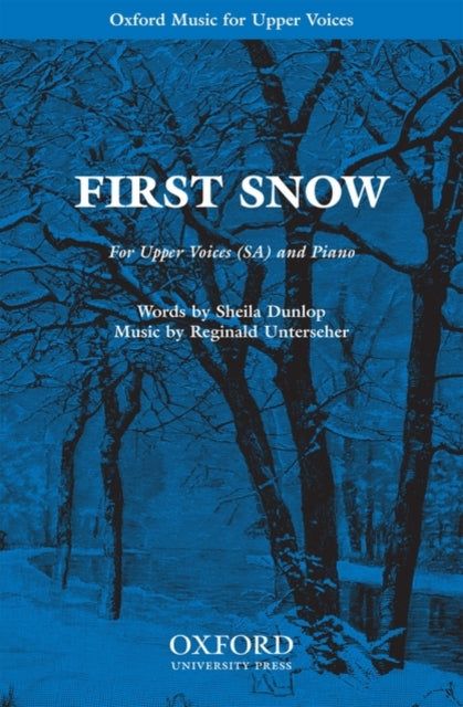 Book cover of: First snow. By: Reginald Unterseher