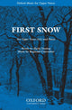 Book cover of: First snow. By: Reginald Unterseher