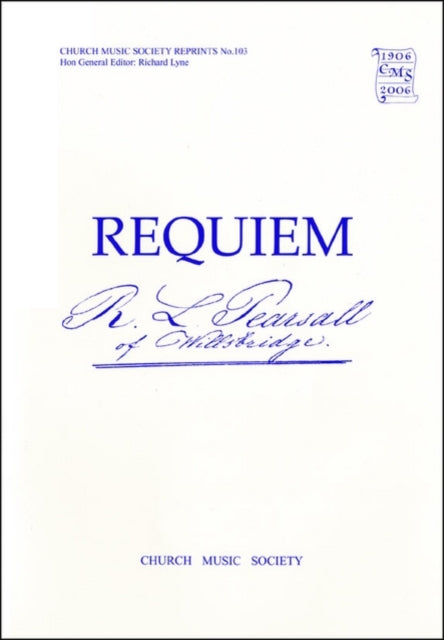 Book cover of: Requiem. By: Robert Pearsall