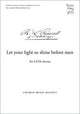 Book cover of: Let your light so shine before men
