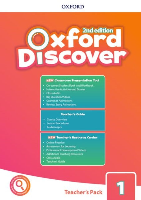 Book cover of: Oxford Discover: Level 1: Teacher's Pack. By: Oxford Editors