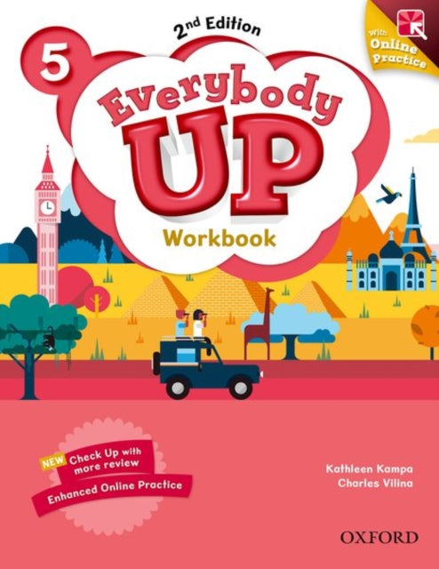 Book cover of: Everybody Up: Level 5: Workbook with Online Practice. By: Patrick Jackson
