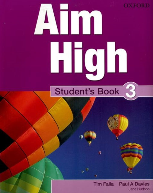 Book cover of: Aim High Level 3 Student's Book. By: Tim Falla