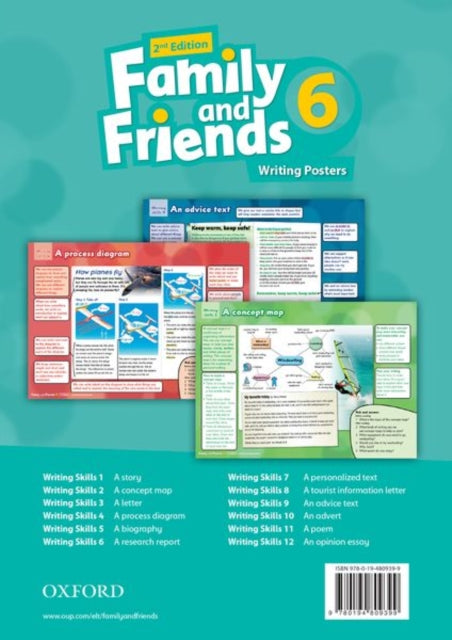 Book cover of: Family and Friends: Level 6: Writing Posters
