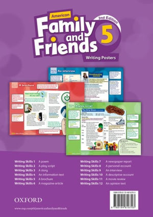 American Family and Friends: Level Five: Writing Posters