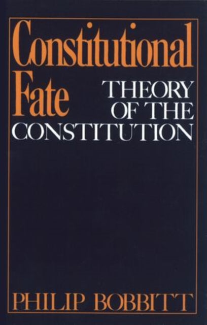 Book cover of: Constitutional Fate