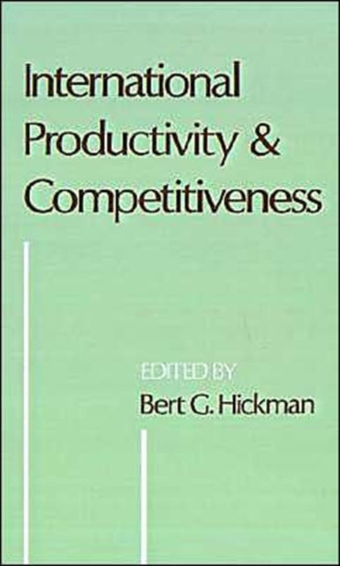 Book cover of: International Productivity and Competitiveness