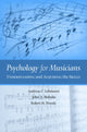 Book cover of: Psychology for Musicians. By: Andreas C. Lehmann