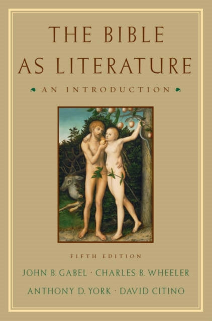 The Bible As Literature