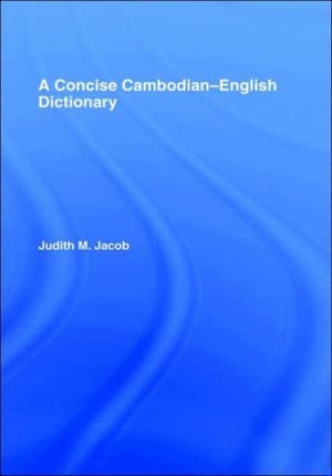 A Concise Cambodian-English Dictionary