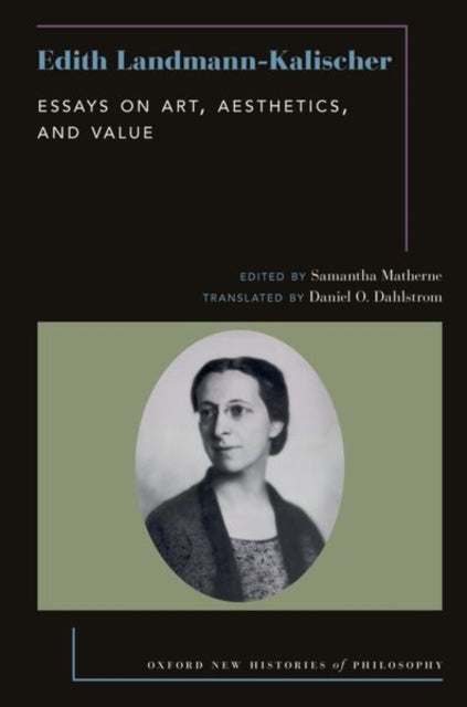 Book cover of: Edith Landmann-Kalischer. By: Matherne