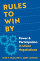 Book cover of: Rules to Win By. By: Jane F. McAlevey