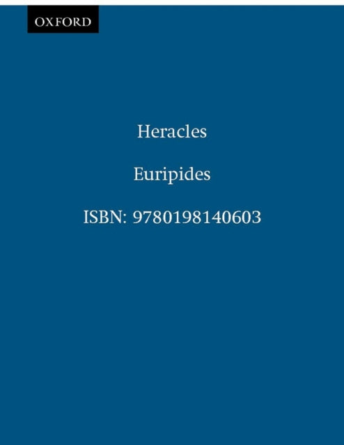 Book cover of: Heracles. By: Euripides