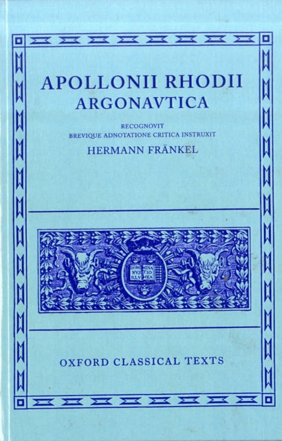 Book cover of: Apollonius Rhodius Argonautica. By: Apollonius Rhodius