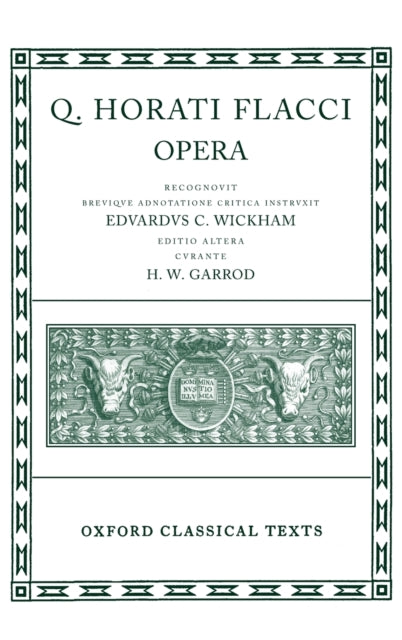 Book cover of: Horace Opera. By: Horace